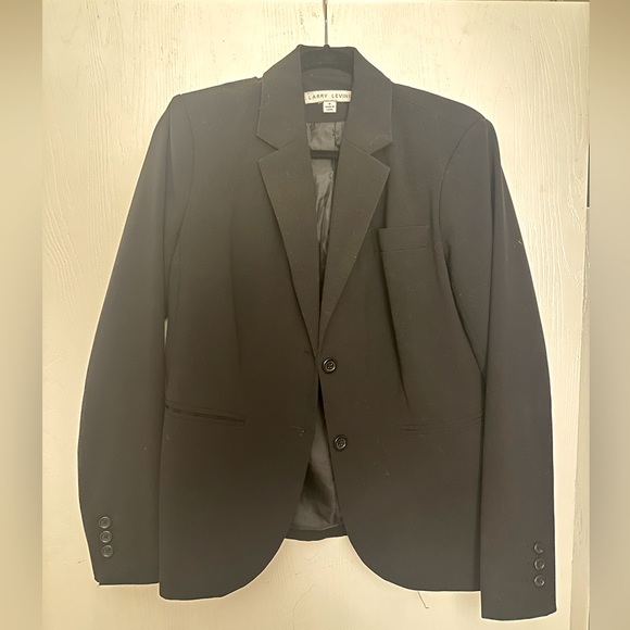 Larry Levine Relaxed Fit Lined Blazer Size 10 - Picture 1 of 6